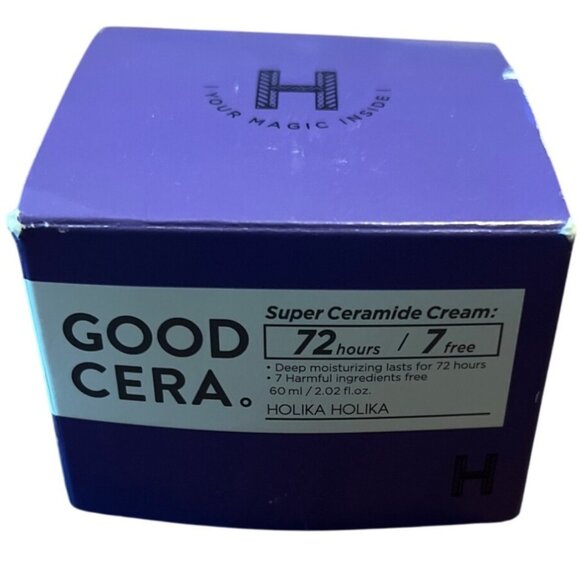 Holika Holika Super Ceramide Cream 2.02 Fl Oz 72 Hours Moisture Hydration NIB - Picture 1 of 7